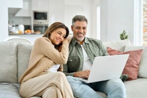 couple doing financial planning
